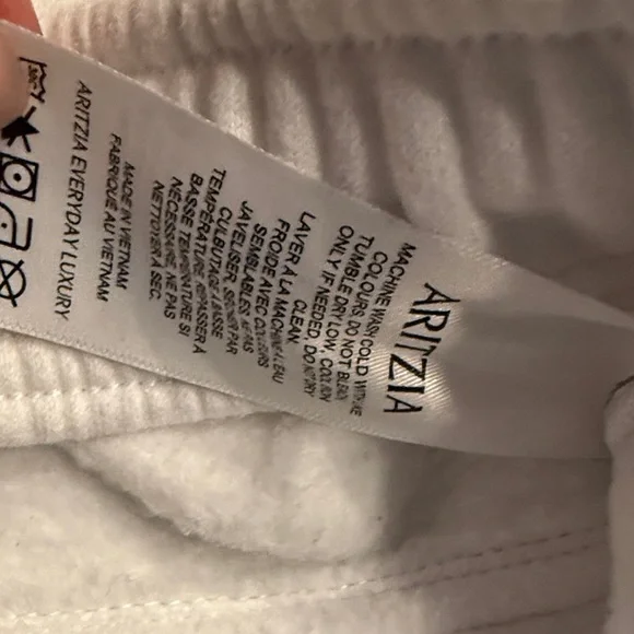 Aritzia White Hoodie and Joggers Set - Picture 5 of 6